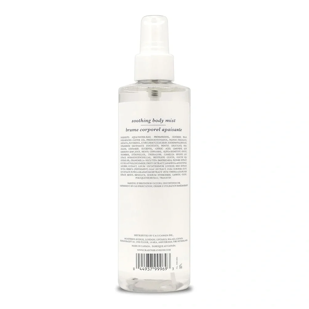 Crabtree & Evelyn Nantucket Briar Soothing Body Mist 8.1 oz NEW